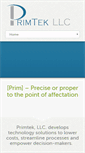 Mobile Screenshot of primtek.net